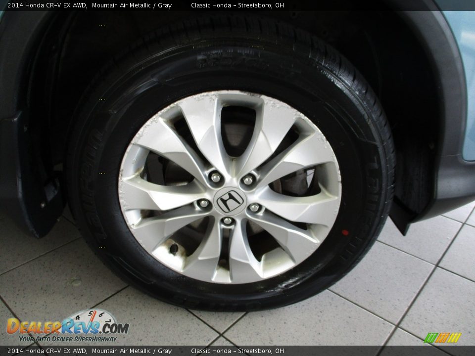 2014 Honda CR-V EX AWD Mountain Air Metallic / Gray Photo #5
