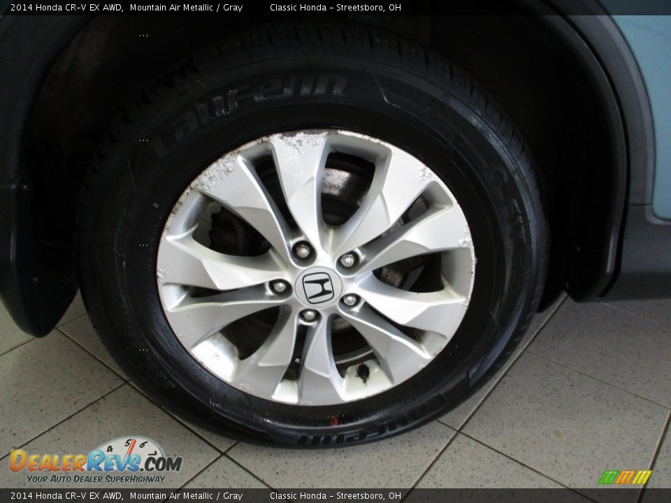 2014 Honda CR-V EX AWD Mountain Air Metallic / Gray Photo #6
