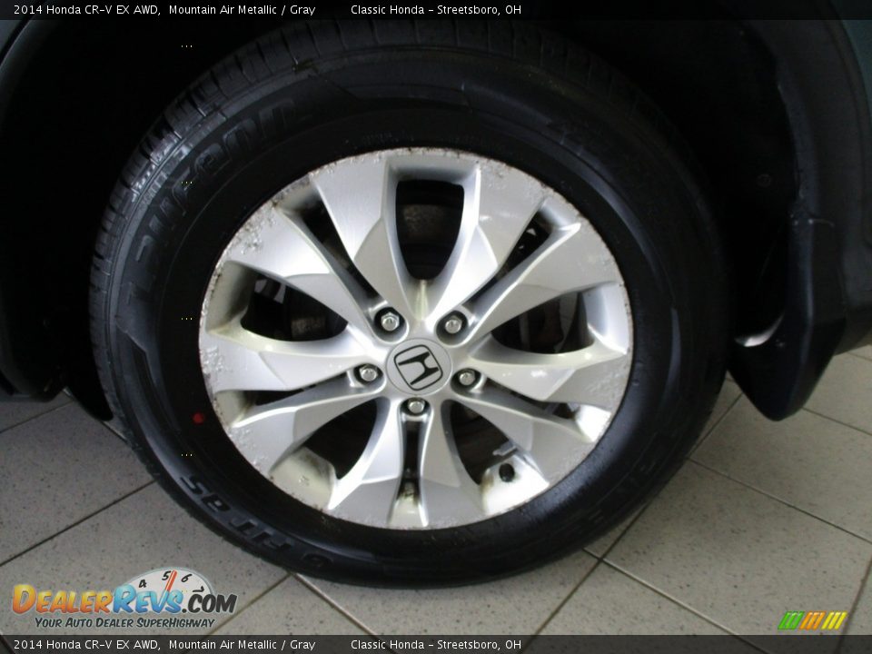 2014 Honda CR-V EX AWD Mountain Air Metallic / Gray Photo #11