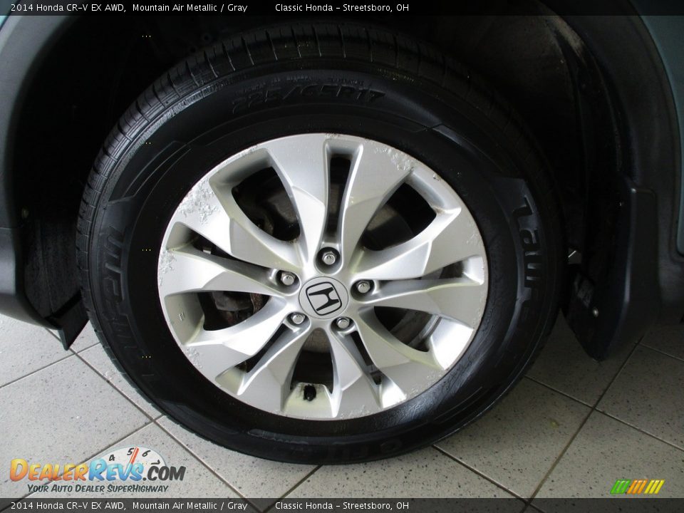 2014 Honda CR-V EX AWD Mountain Air Metallic / Gray Photo #12