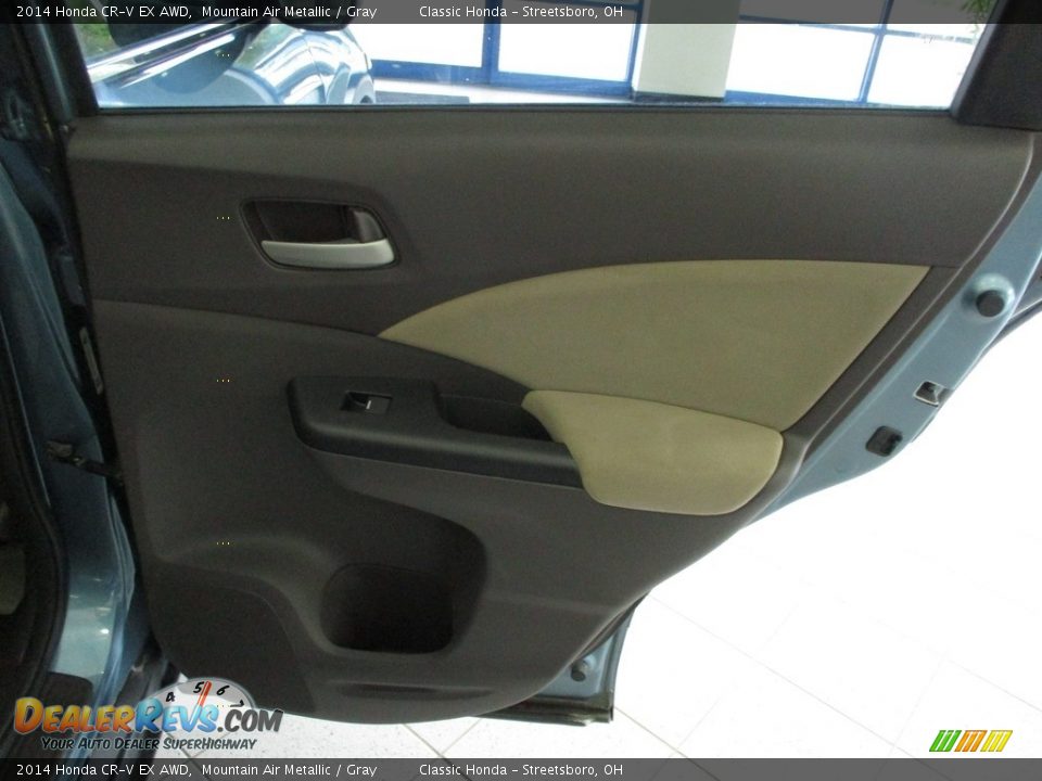2014 Honda CR-V EX AWD Mountain Air Metallic / Gray Photo #18