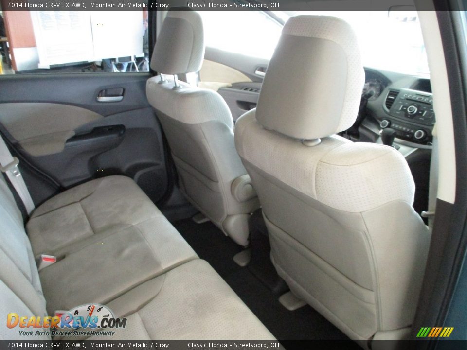 2014 Honda CR-V EX AWD Mountain Air Metallic / Gray Photo #19