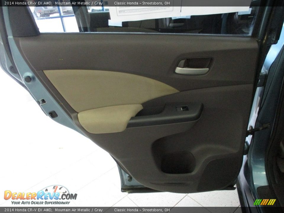 2014 Honda CR-V EX AWD Mountain Air Metallic / Gray Photo #23