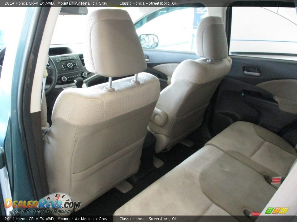 2014 Honda CR-V EX AWD Mountain Air Metallic / Gray Photo #24