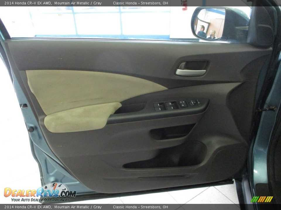 2014 Honda CR-V EX AWD Mountain Air Metallic / Gray Photo #26