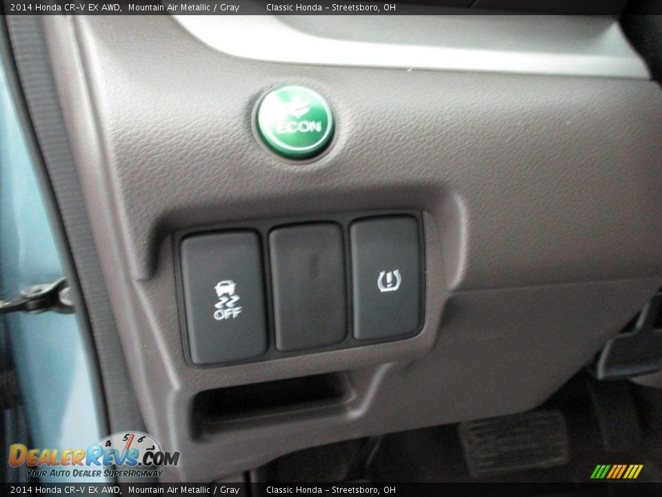2014 Honda CR-V EX AWD Mountain Air Metallic / Gray Photo #29