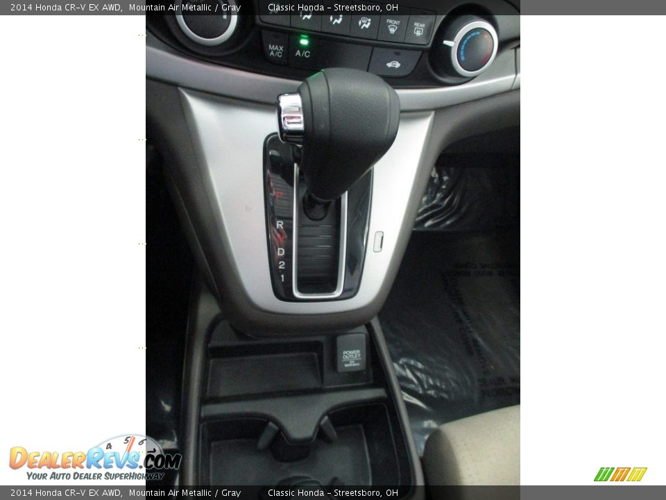 2014 Honda CR-V EX AWD Mountain Air Metallic / Gray Photo #33