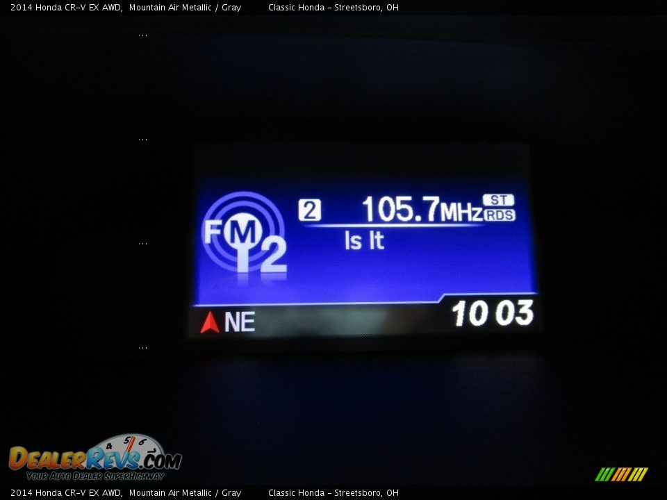 2014 Honda CR-V EX AWD Mountain Air Metallic / Gray Photo #36