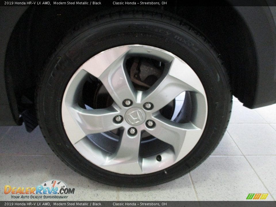 2019 Honda HR-V LX AWD Modern Steel Metallic / Black Photo #11