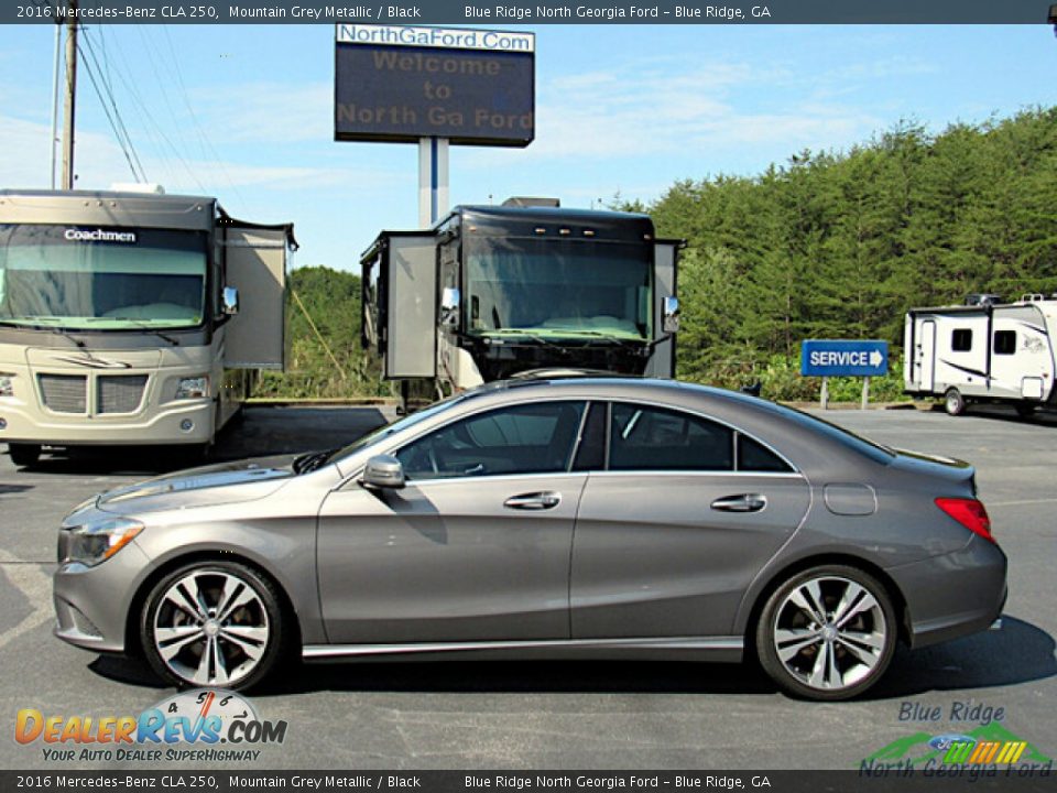 2016 Mercedes-Benz CLA 250 Mountain Grey Metallic / Black Photo #2