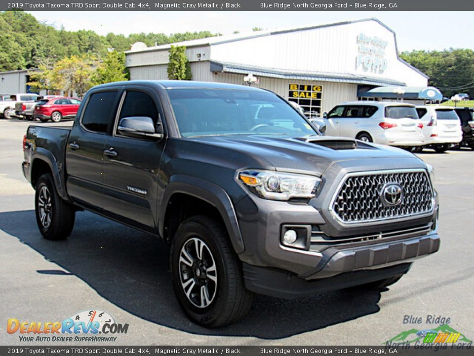 2019 Toyota Tacoma TRD Sport Double Cab 4x4 Magnetic Gray Metallic / Black Photo #7