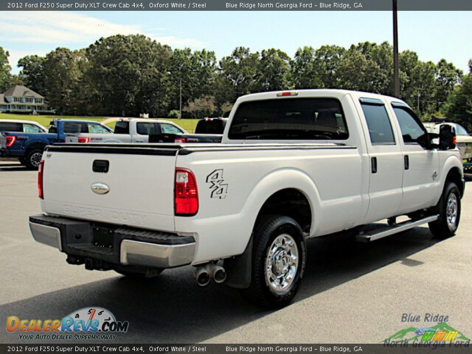 2012 Ford F250 Super Duty XLT Crew Cab 4x4 Oxford White / Steel Photo #5