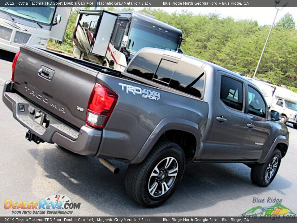 2019 Toyota Tacoma TRD Sport Double Cab 4x4 Magnetic Gray Metallic / Black Photo #28