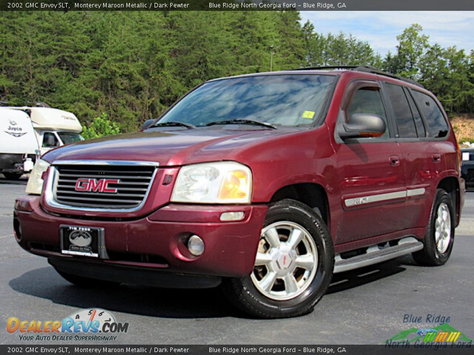 2002 GMC Envoy SLT Monterey Maroon Metallic / Dark Pewter Photo #1