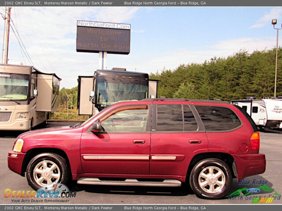 2002 GMC Envoy SLT Monterey Maroon Metallic / Dark Pewter Photo #2