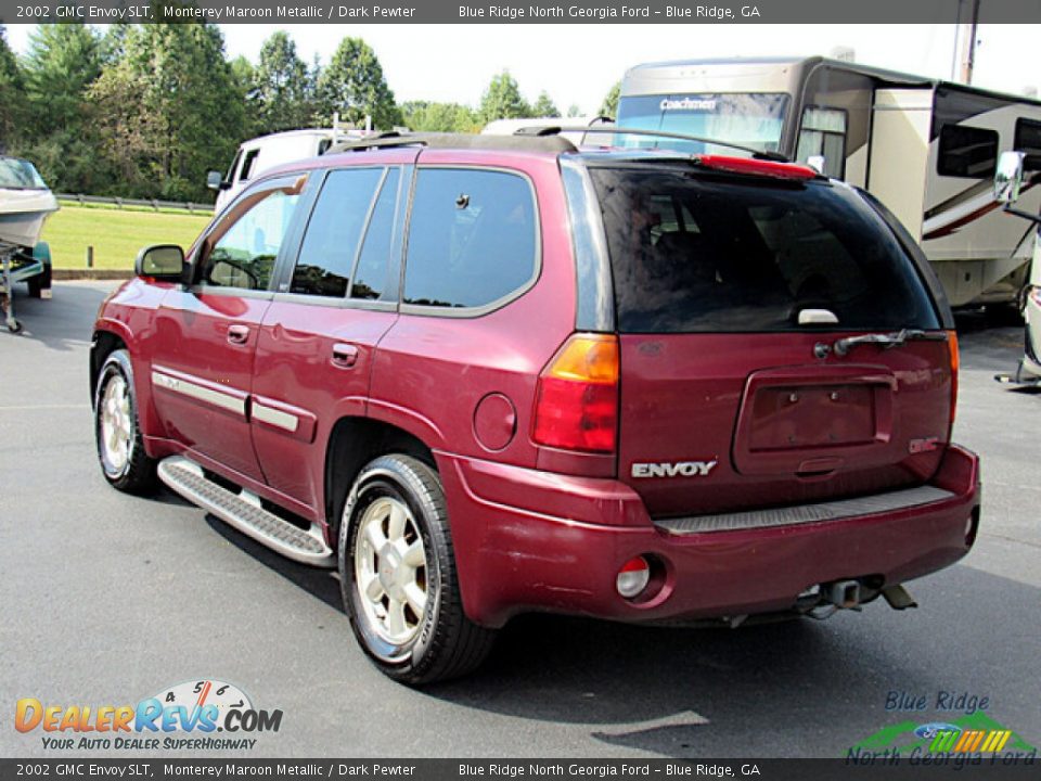 2002 GMC Envoy SLT Monterey Maroon Metallic / Dark Pewter Photo #3