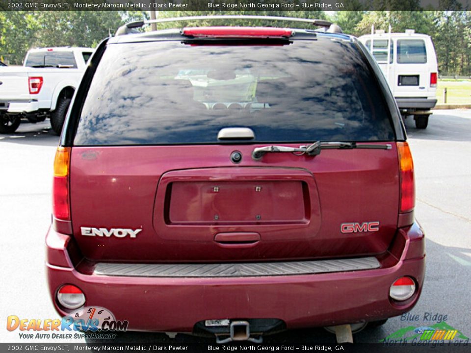 2002 GMC Envoy SLT Monterey Maroon Metallic / Dark Pewter Photo #4