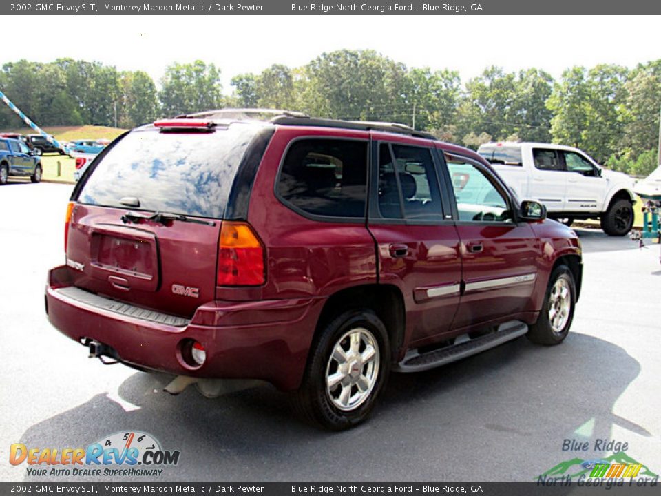 2002 GMC Envoy SLT Monterey Maroon Metallic / Dark Pewter Photo #5