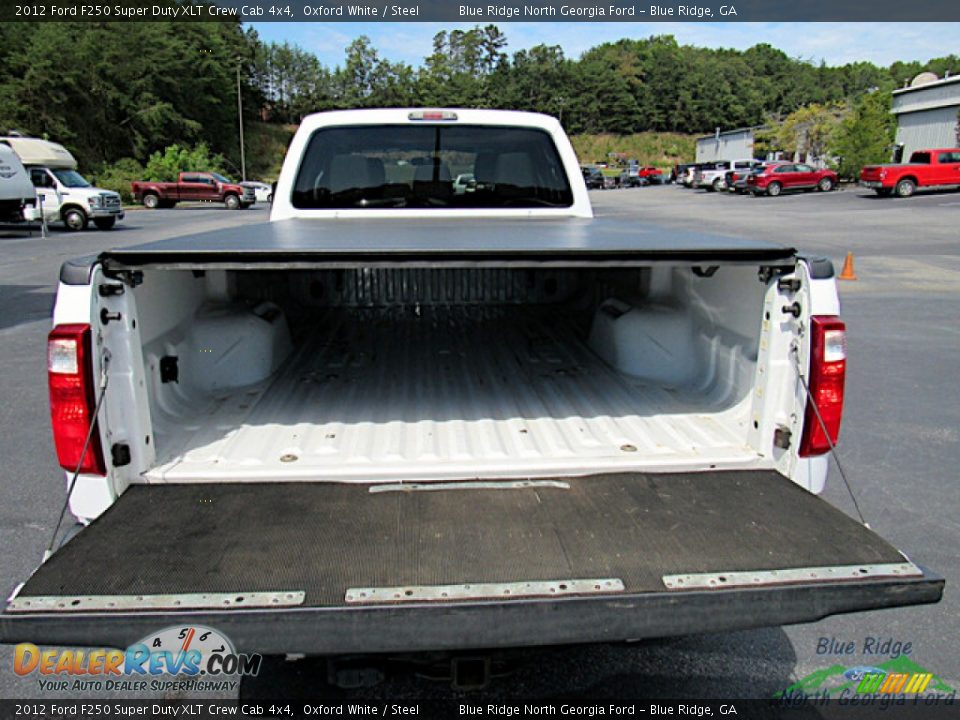 2012 Ford F250 Super Duty XLT Crew Cab 4x4 Oxford White / Steel Photo #14