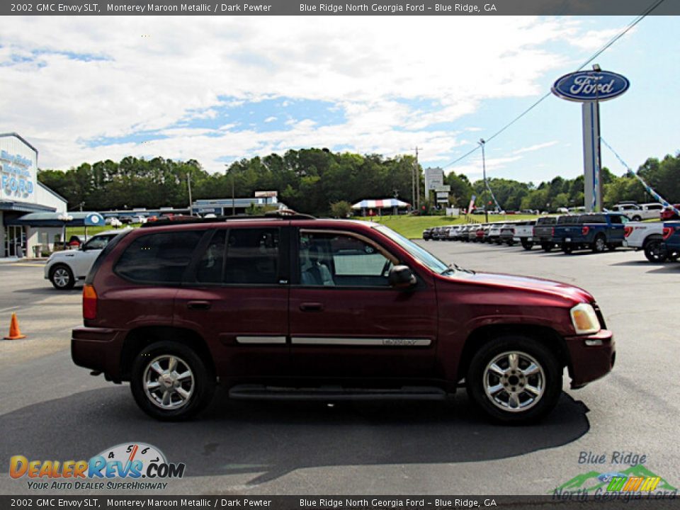 2002 GMC Envoy SLT Monterey Maroon Metallic / Dark Pewter Photo #6