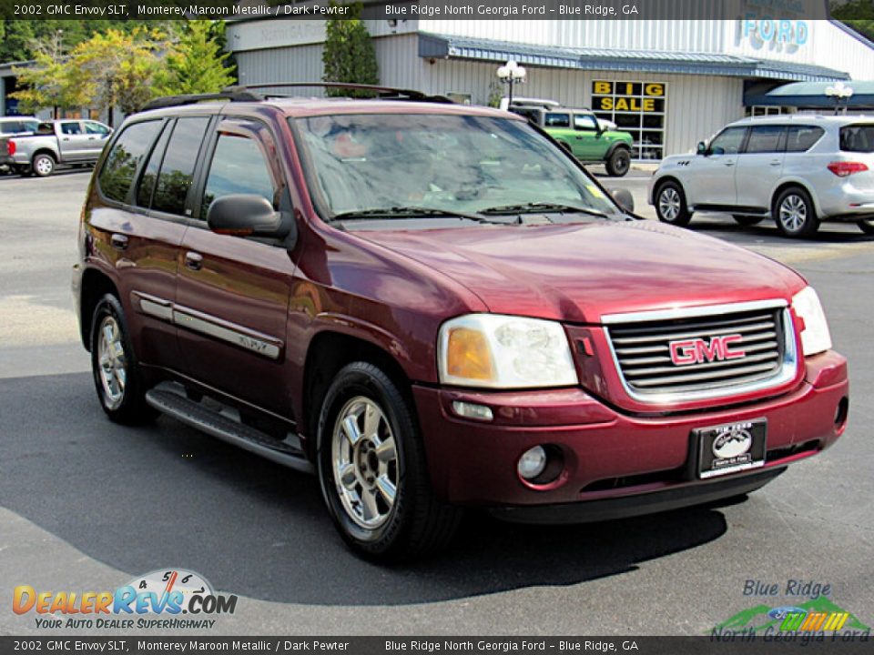 2002 GMC Envoy SLT Monterey Maroon Metallic / Dark Pewter Photo #7