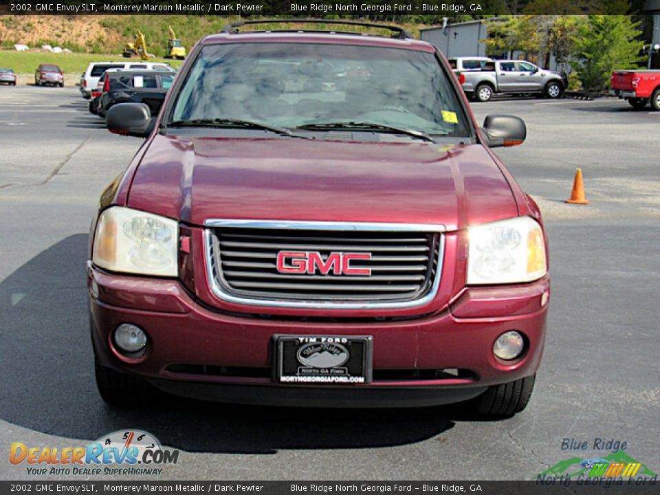 2002 GMC Envoy SLT Monterey Maroon Metallic / Dark Pewter Photo #8