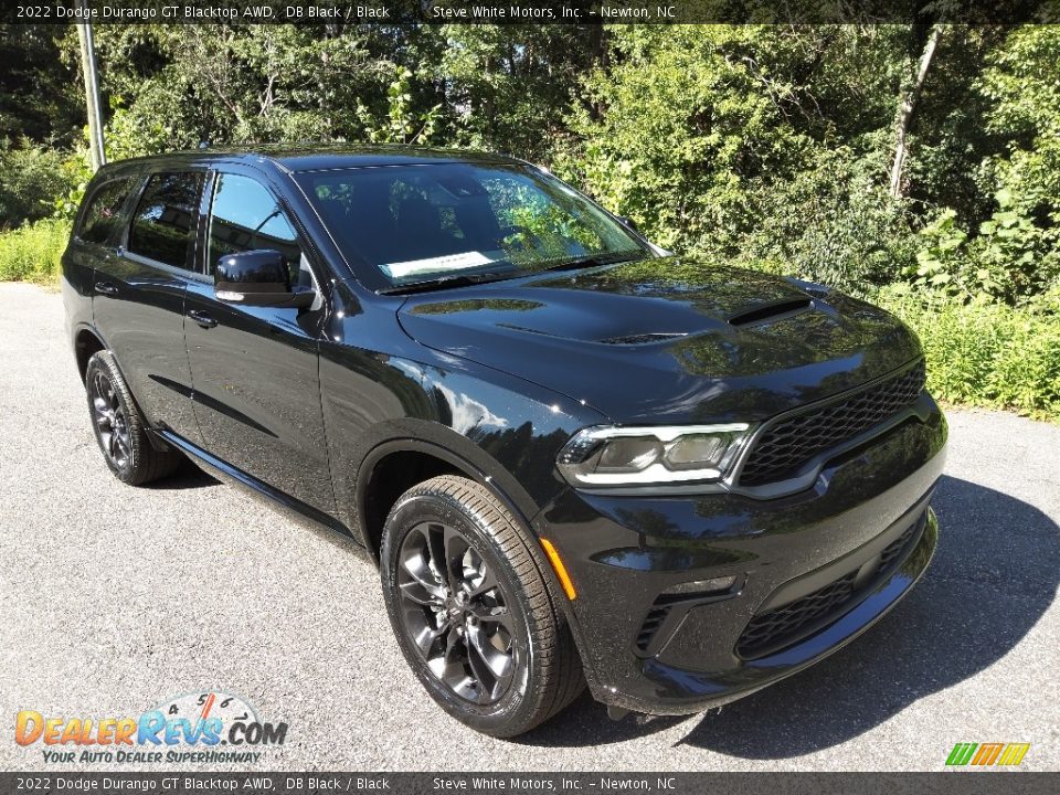 Front 3/4 View of 2022 Dodge Durango GT Blacktop AWD Photo #4