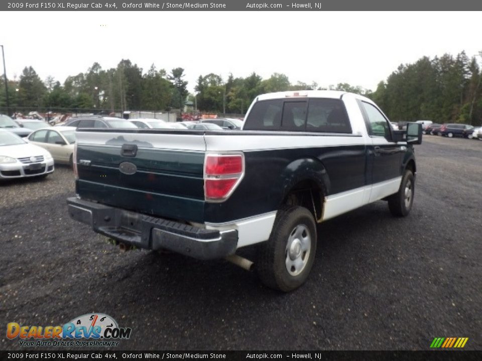 2009 Ford F150 XL Regular Cab 4x4 Oxford White / Stone/Medium Stone Photo #6