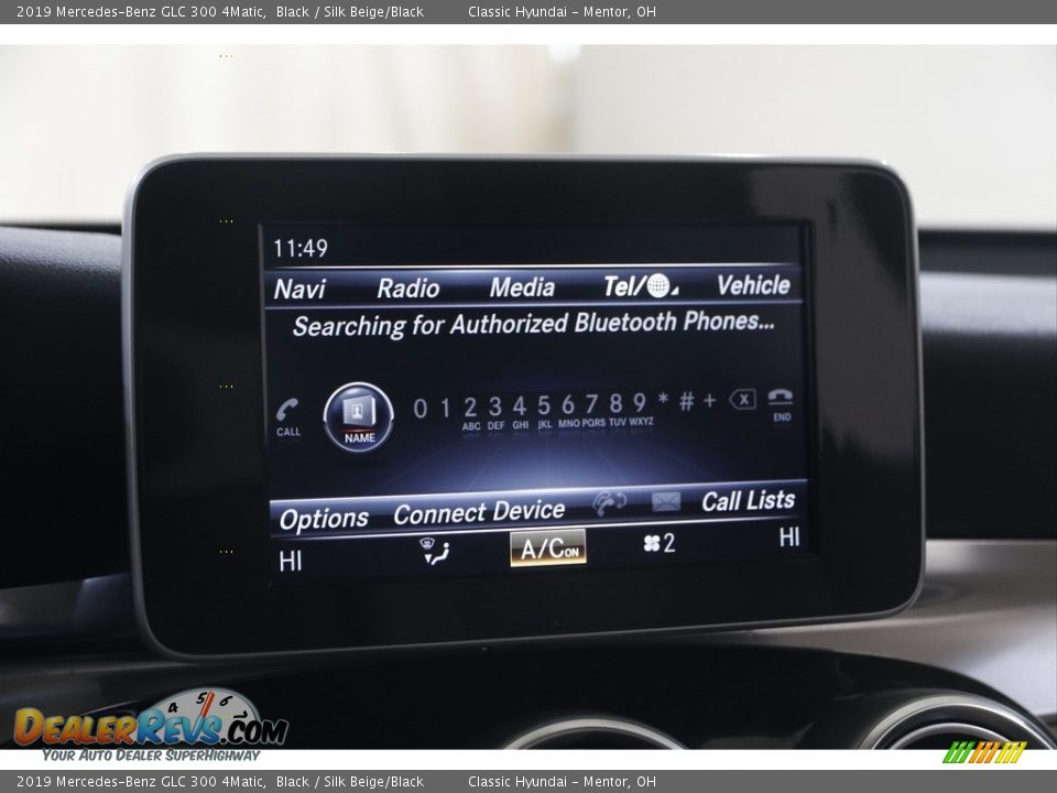 2019 Mercedes-Benz GLC 300 4Matic Black / Silk Beige/Black Photo #11