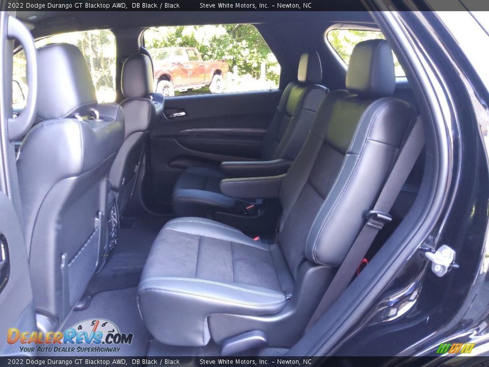 Rear Seat of 2022 Dodge Durango GT Blacktop AWD Photo #12