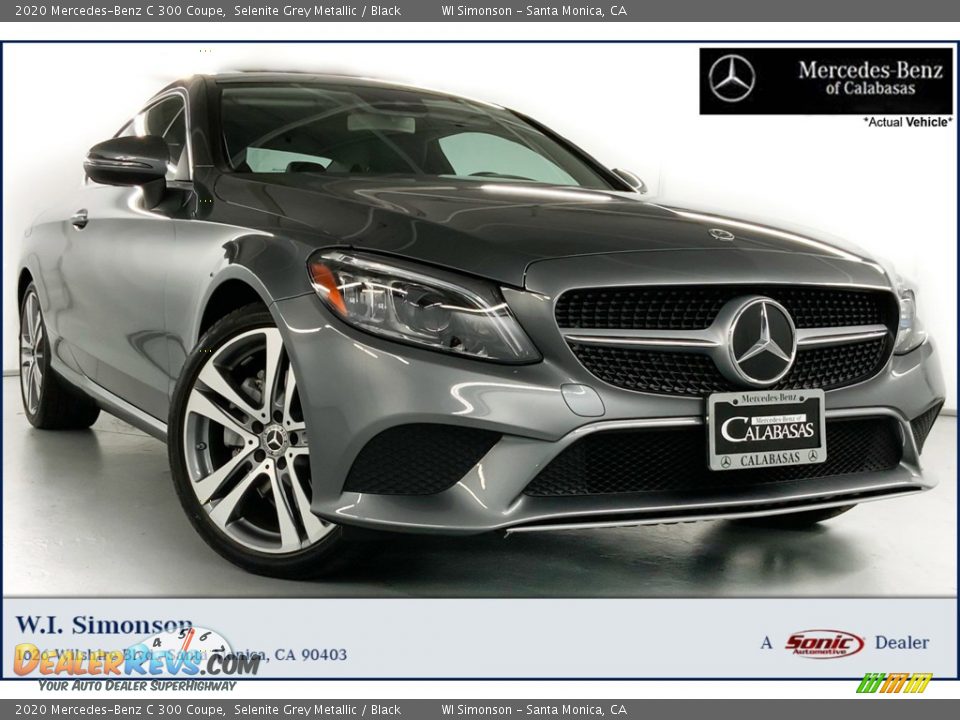 2020 Mercedes-Benz C 300 Coupe Selenite Grey Metallic / Black Photo #1