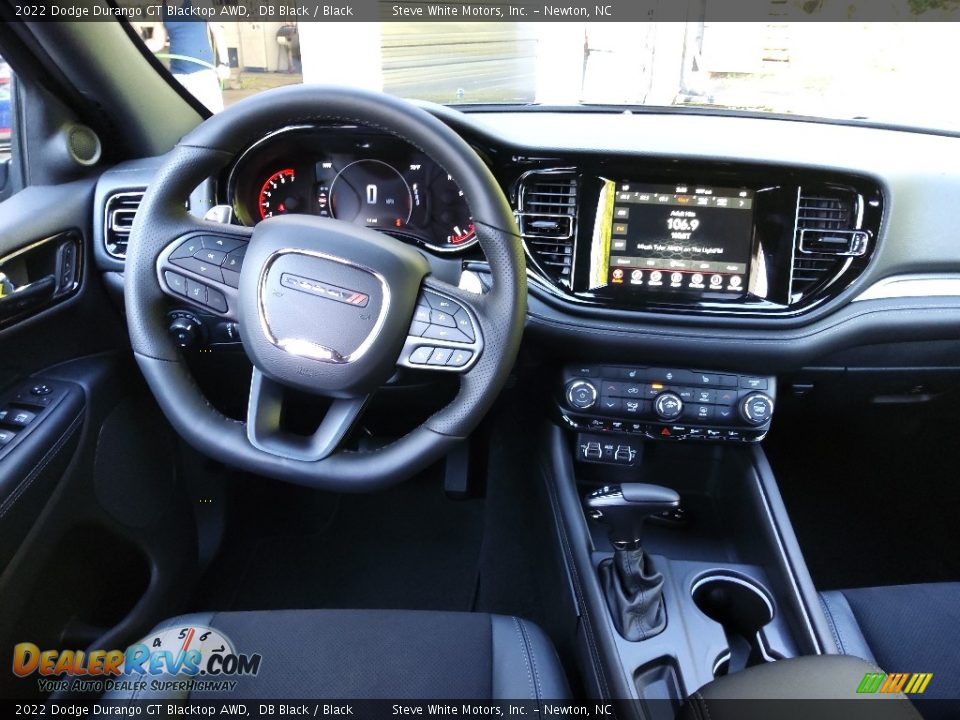 Dashboard of 2022 Dodge Durango GT Blacktop AWD Photo #13