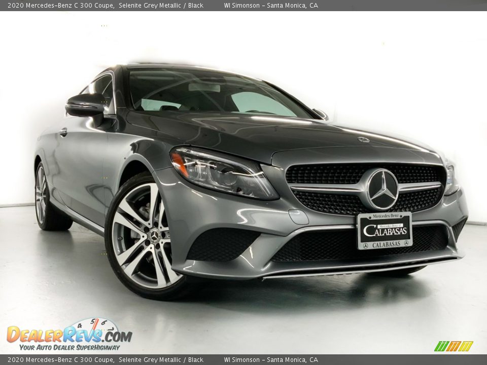 2020 Mercedes-Benz C 300 Coupe Selenite Grey Metallic / Black Photo #2