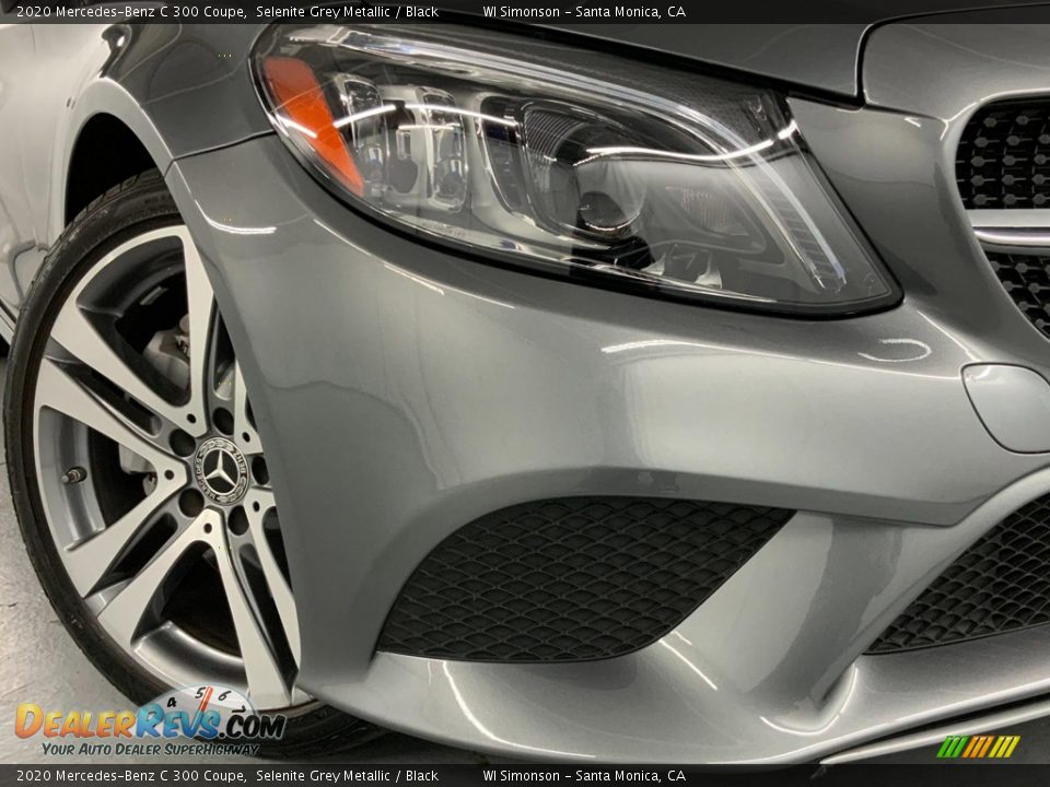 2020 Mercedes-Benz C 300 Coupe Selenite Grey Metallic / Black Photo #3