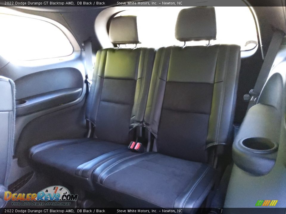 Rear Seat of 2022 Dodge Durango GT Blacktop AWD Photo #15