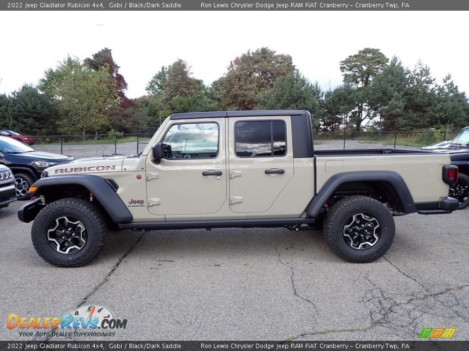 2022 Jeep Gladiator Rubicon 4x4 Gobi / Black/Dark Saddle Photo #2