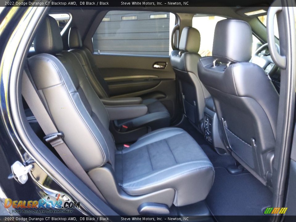 Rear Seat of 2022 Dodge Durango GT Blacktop AWD Photo #18