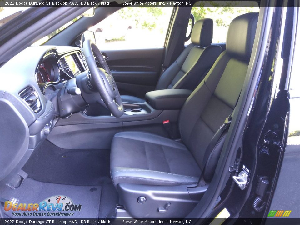 Front Seat of 2022 Dodge Durango GT Blacktop AWD Photo #19