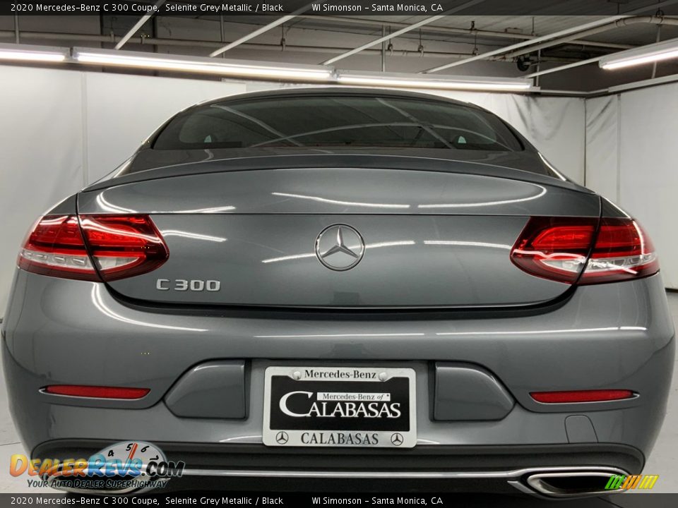 2020 Mercedes-Benz C 300 Coupe Selenite Grey Metallic / Black Photo #7