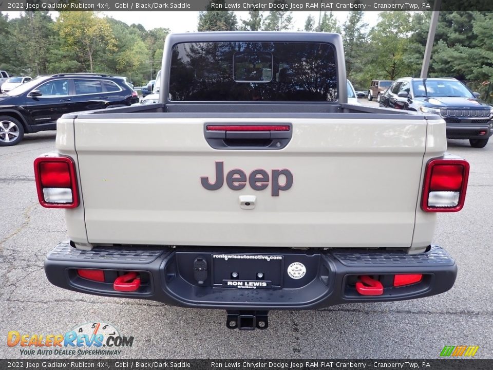 2022 Jeep Gladiator Rubicon 4x4 Gobi / Black/Dark Saddle Photo #4