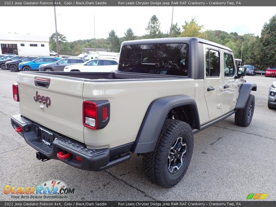 2022 Jeep Gladiator Rubicon 4x4 Gobi / Black/Dark Saddle Photo #5