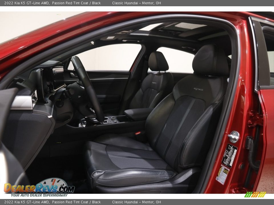Black Interior - 2022 Kia K5 GT-Line AWD Photo #5