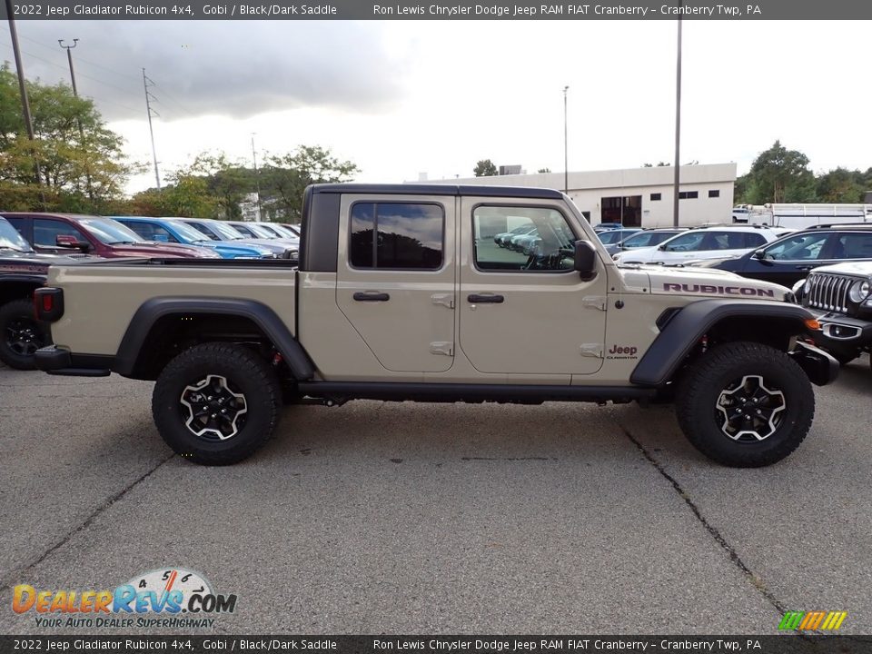 2022 Jeep Gladiator Rubicon 4x4 Gobi / Black/Dark Saddle Photo #6