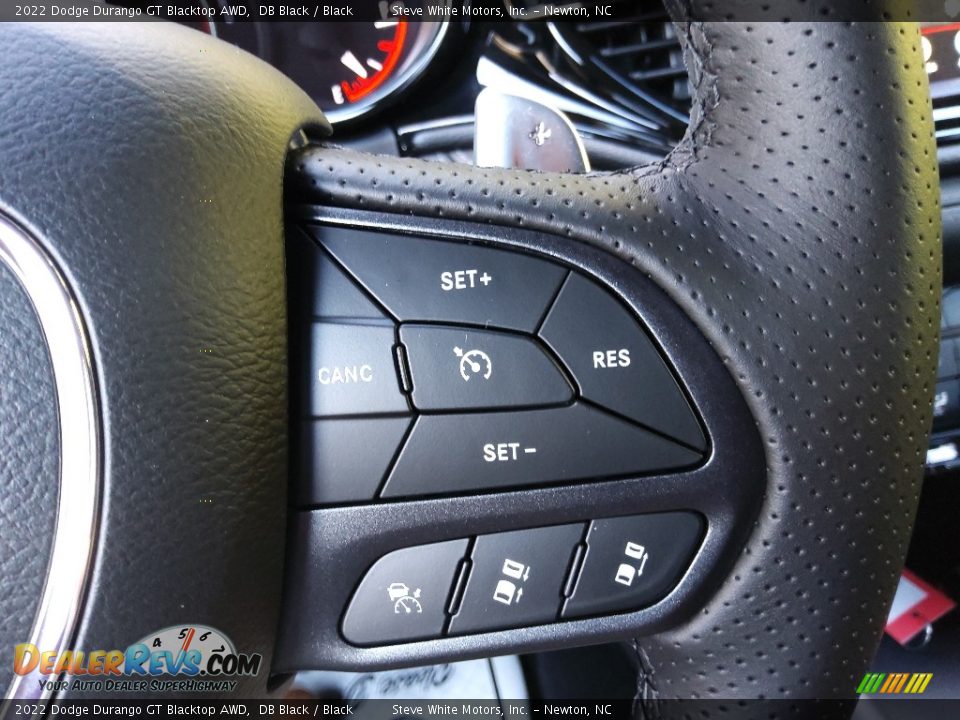 2022 Dodge Durango GT Blacktop AWD Steering Wheel Photo #22