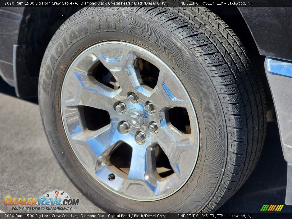 2020 Ram 1500 Big Horn Crew Cab 4x4 Diamond Black Crystal Pearl / Black/Diesel Gray Photo #5