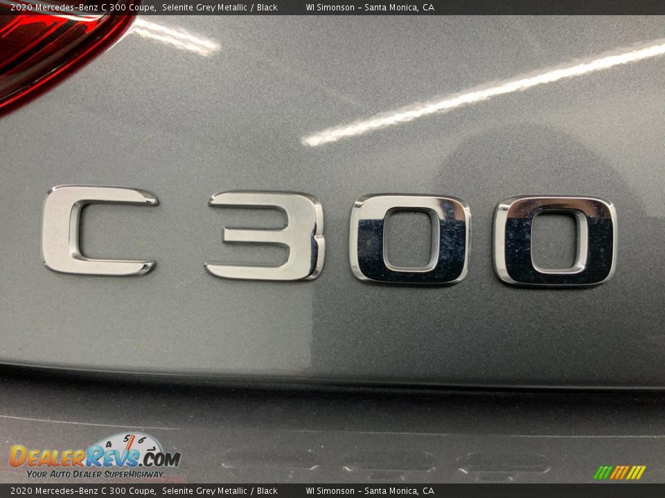 2020 Mercedes-Benz C 300 Coupe Selenite Grey Metallic / Black Photo #11