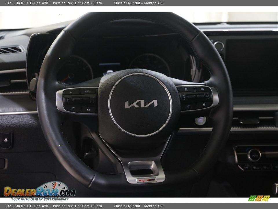 2022 Kia K5 GT-Line AWD Steering Wheel Photo #7