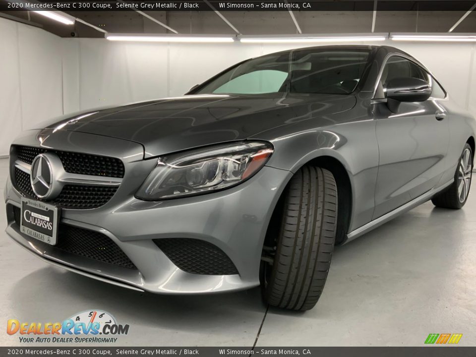 2020 Mercedes-Benz C 300 Coupe Selenite Grey Metallic / Black Photo #14