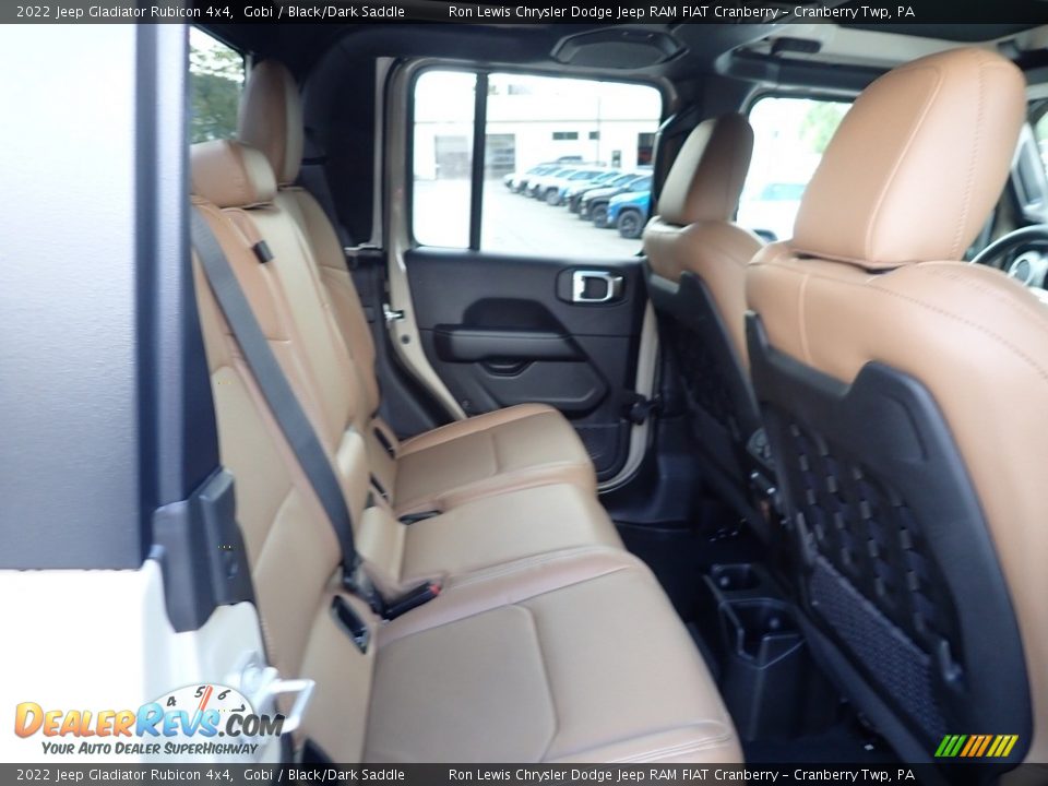 Rear Seat of 2022 Jeep Gladiator Rubicon 4x4 Photo #11