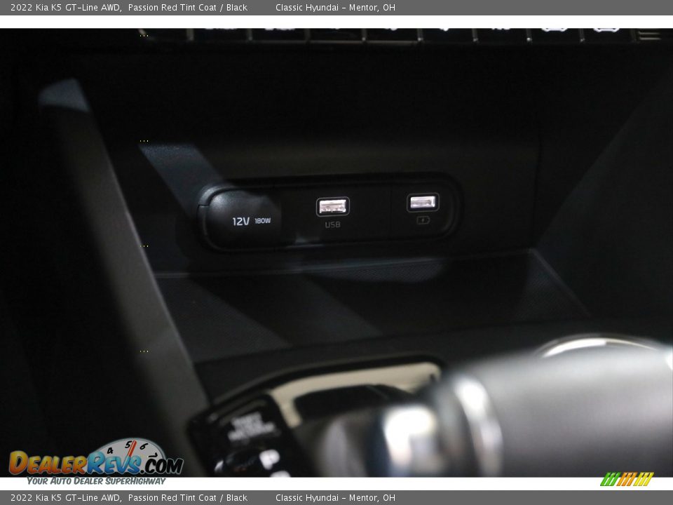 2022 Kia K5 GT-Line AWD Passion Red Tint Coat / Black Photo #14